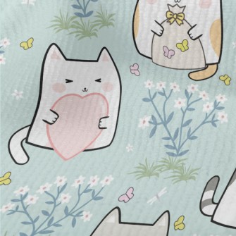 Q Version Cat Holding Somethin Terry