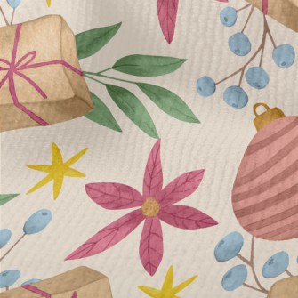 Watercolor Christmas Elements Terry