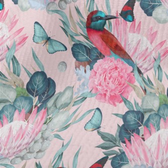 Birds And King Proteas Terry