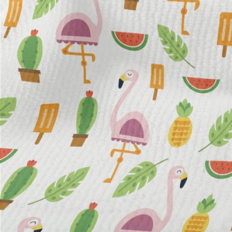 Summer Pink Ostrich Terry