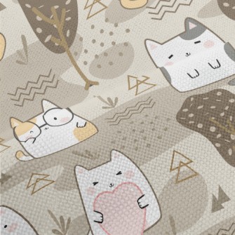 Cat With Tree Performance Linen
