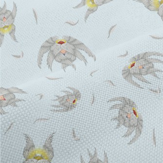 Angel Covering His Eyes Performance Linen