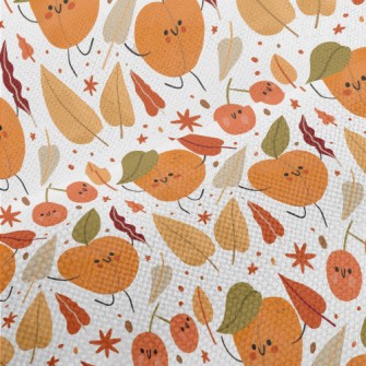 Peach And Fruit Friends Performance Linen