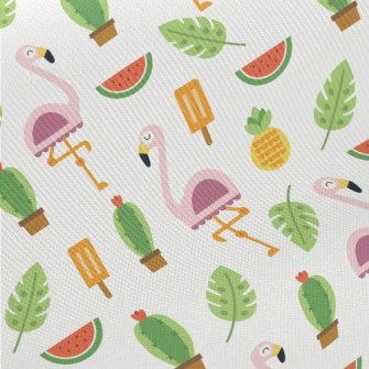 Summer Pink Ostrich Twill