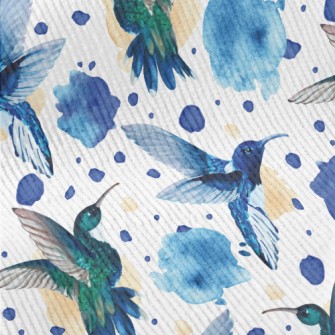 Watercolor Hummingbird Standard Corduroy