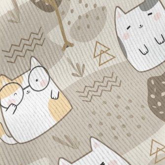 Cat With Tree Standard Corduroy