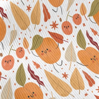Peach And Fruit Friends Standard Corduroy