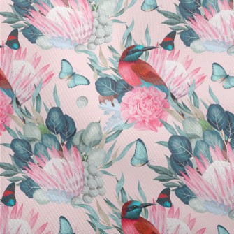Birds And King Proteas Dobby