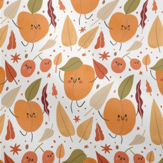 Peach And Fruit Friends Dobby