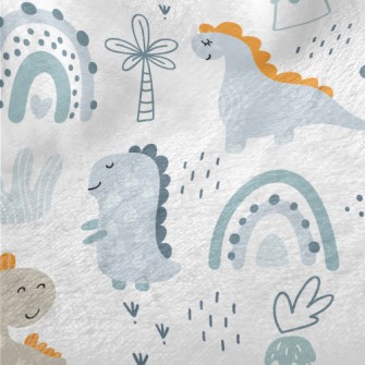 Cute Baby Dinosaur Minky