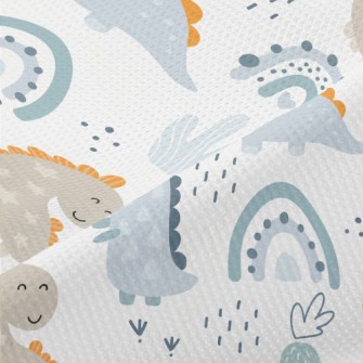 Cute Baby Dinosaur Piqué