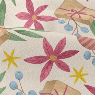 Watercolor Christmas Elements Modern Jersey