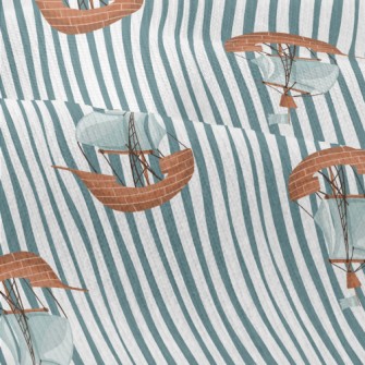 Blue And White Stripes With Sa Modern Jersey