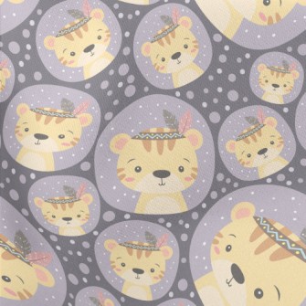 Aboriginal Tiger Lightweight Cotton Poplin