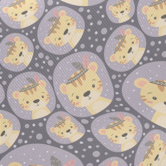 Aboriginal Tiger Midweight Cotton Poplin