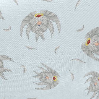 Angel Covering His Eyes Midweight Cotton Poplin