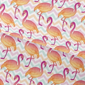 Modern Hand Drawn Flamingo Waterproof Oxford