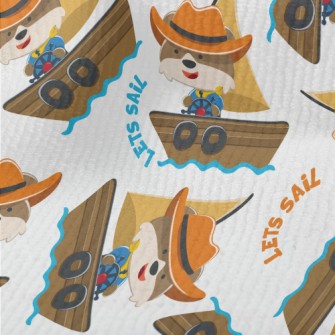 Cartoon Sailing Animals Terry