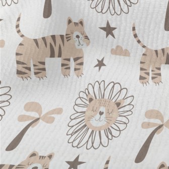 African Lion And Tiger Terry