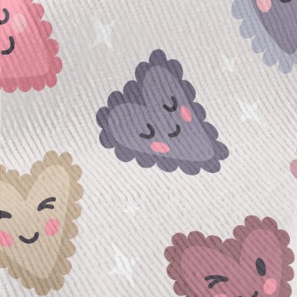 Cartoon Love Heart Standard Corduroy