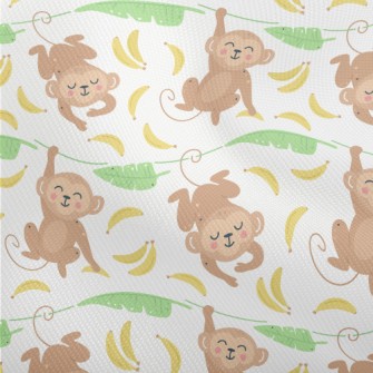 Cute Monkey With Banana Dobby