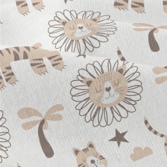 African Lion And Tiger Modern Jersey