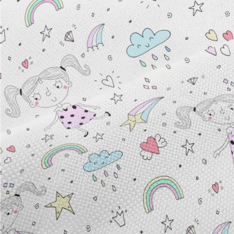 Cute Little Girl Performance Linen