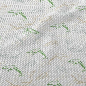 Swimming Marine Life Birdseye Piqué