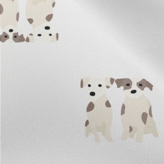 Cute Twin Puppies Chiffon