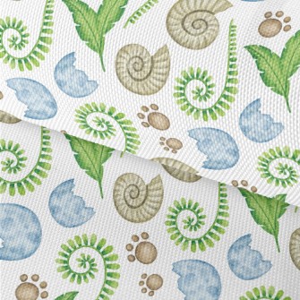 Jurassic Themed Plants Waterproof Oxford