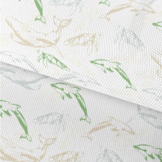 Swimming Marine Life Waterproof Oxford