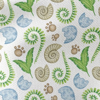 Jurassic Themed Plants Waterproof Canvas