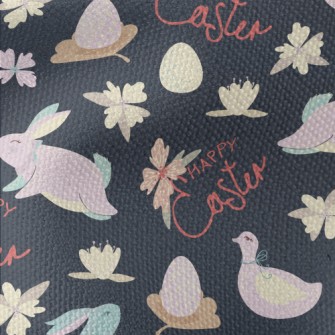 Easter Eggs And Bunny Waterproof Canvas