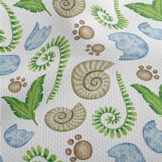 Jurassic Themed Plants Athletic Mesh Flat Back