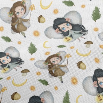 Cartoon Version Of The Forest  Performance Linen