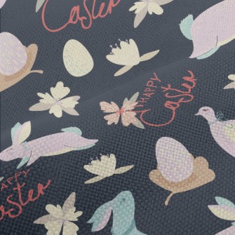 Easter Eggs And Bunny Performance Linen