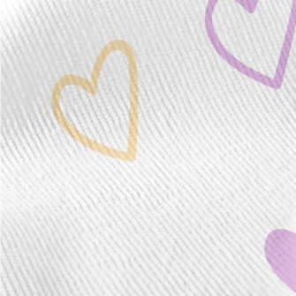 Pastel Colorful Heart Standard Corduroy