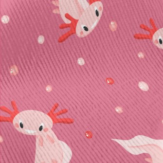 Cute Pink Salamander Standard Corduroy