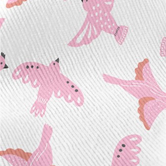 Pink Pigeons Flying In Spring Standard Corduroy