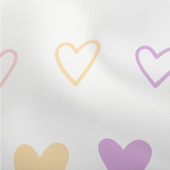 Pastel Colorful Heart Dobby