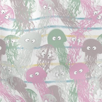 Big Eyed Jellyfish Swimming Stretch Ponte