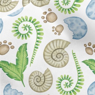 Jurassic Themed Plants Micro Fleece