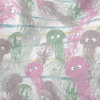 Big Eyed Jellyfish Swimming Minky