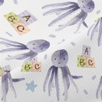 Octopus Plush Toy Piqué