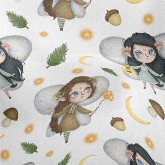 Cartoon Version Of The Forest  Lightweight Performance Linen