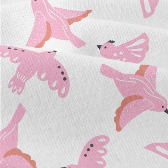 Pink Pigeons Flying In Spring Modern Jersey