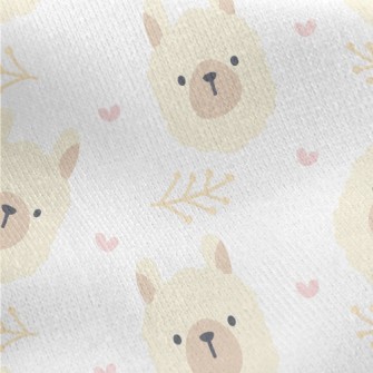 Cute Camel Head Jersey Backed Fleece