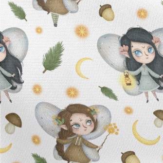 Cartoon Version Of The Forest  Pongee