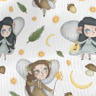 Cartoon Version Of The Forest  Stretch Jersey