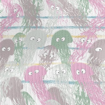 Big Eyed Jellyfish Swimming Stretch Jersey